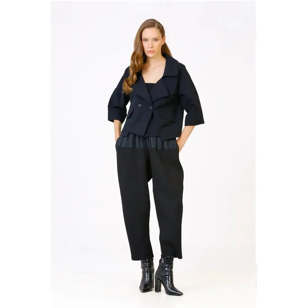Bize Double Breasted Mini Jacket 24W-BZ1027 Fabric Lightweight Womenswear