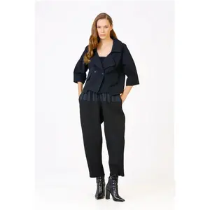 Bize Double Breasted Mini Jacket 24W-BZ1027 Fabric Lightweight Womenswear