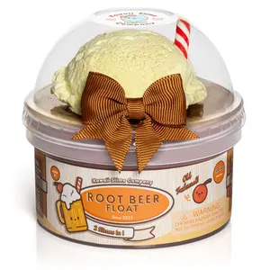 Root Beer Float 2 Slimes in 1 Signature Dome™ Slime Scented Kawaii