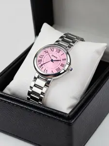 Minimalist Women’s Watch, Stainless Steel Bracelet, Classic Roman Numeral Dial, Elegant Daily Watch for Work & Outfit