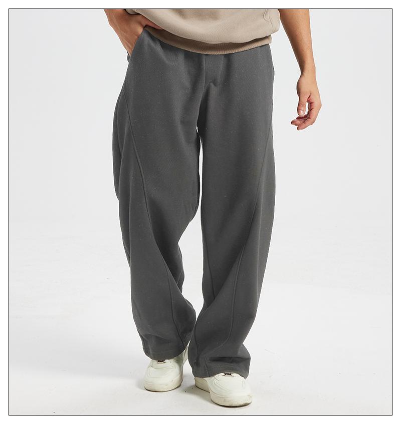 Men's Thermal Lined Sweatpants Oversize Drawstring Waist Casual Loose Pants for Fall Winter School Season Daily Wear Cozy Warm Soft Cotton Men's Thermal Lined Sweatpants Oversize Drawstring Waist Casual Loose Pants for Fall Winter School Season Daily Wear Cozy Warm Soft Cotton