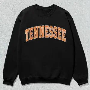 Tennessee Distressed Varsity Sweatshirt, Collegiate Crewneck, Knoxville Unisex College Sweater, Vintage TN Block Letter Pullover, Game Day Outfit TV3