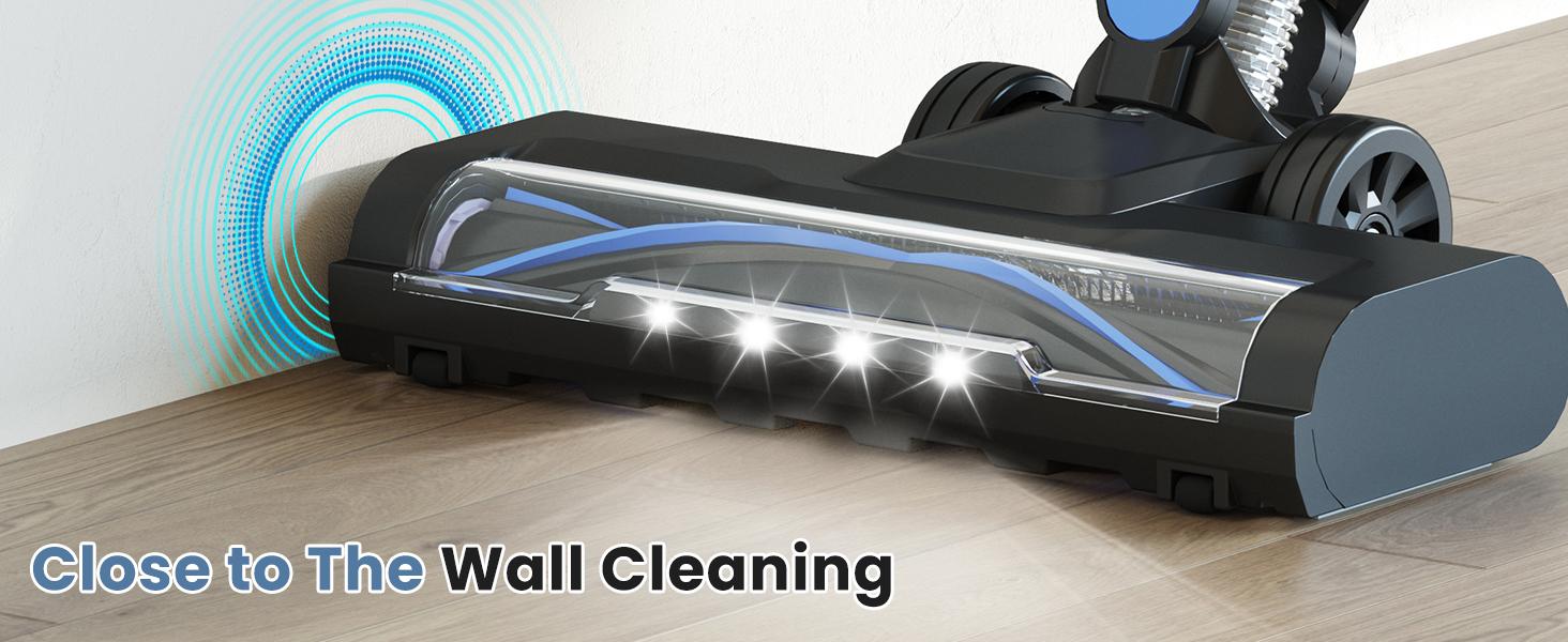 Cordless Vacuum in Use