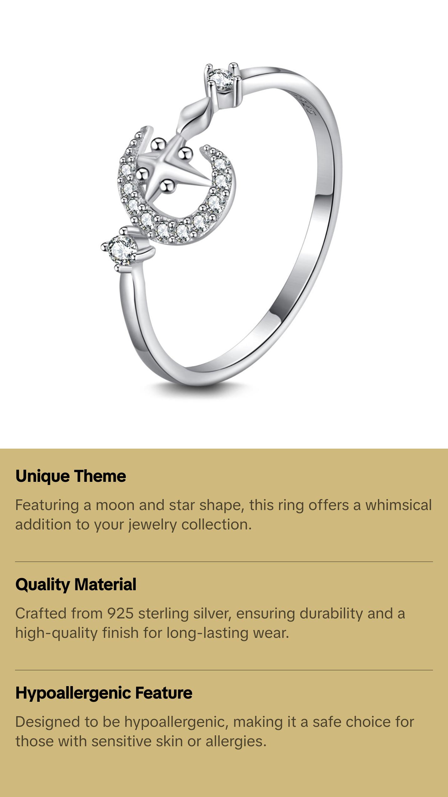 Moon Star Ring
