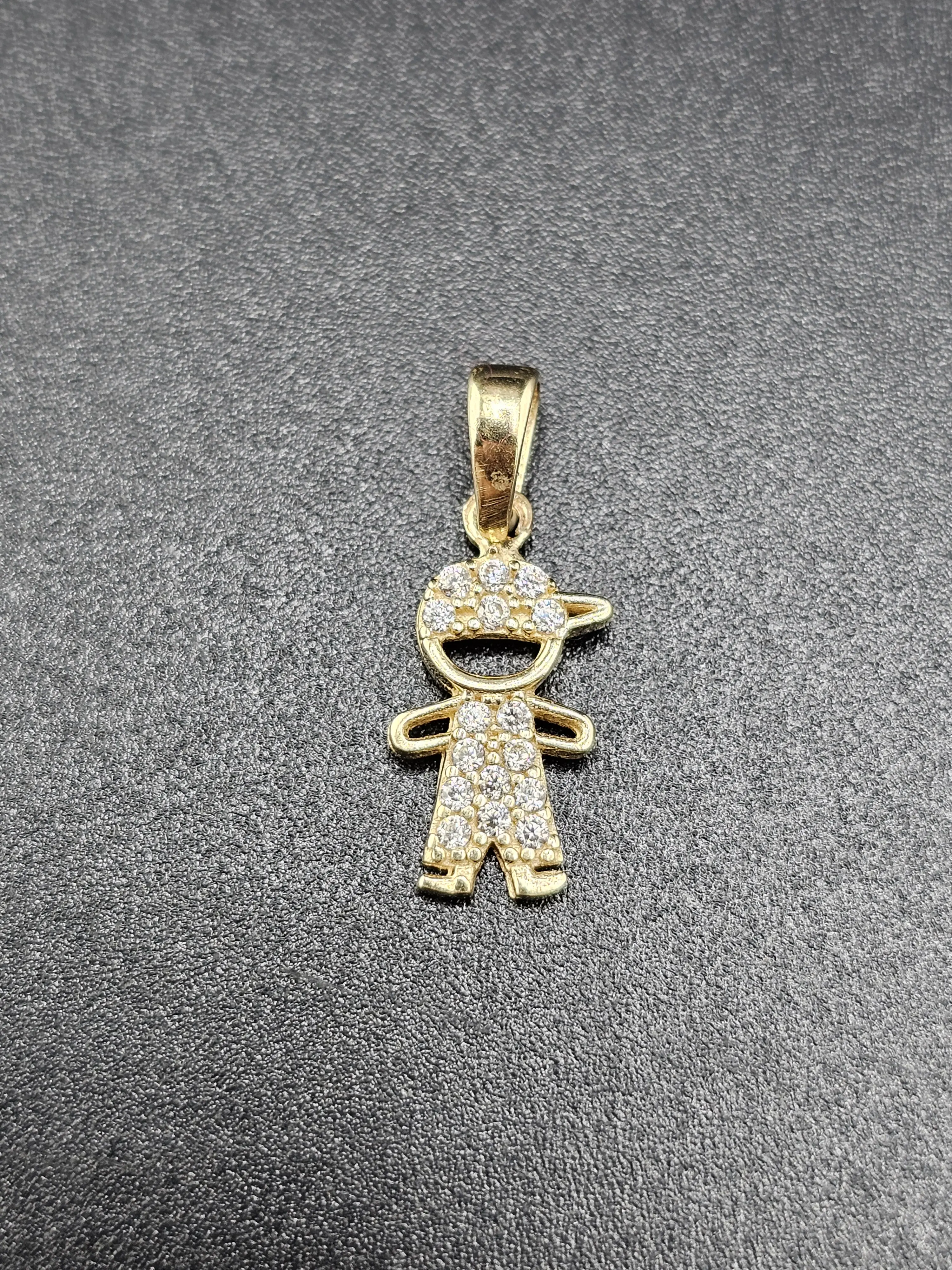14K Gold Pendant - Boy