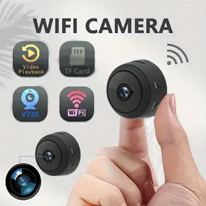 1/2/ 3/ 4/ 5/ 6pcs Mini WiFi Surveillance Camera 1080P HD With Night Vision & Motion Detection - 150° Wide-Angle Wireless Security Camera For Home/ Office/ Pet Monitoring, Rechargeable Battery & Smart App Control