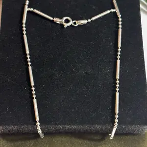 Bar & ball necklace