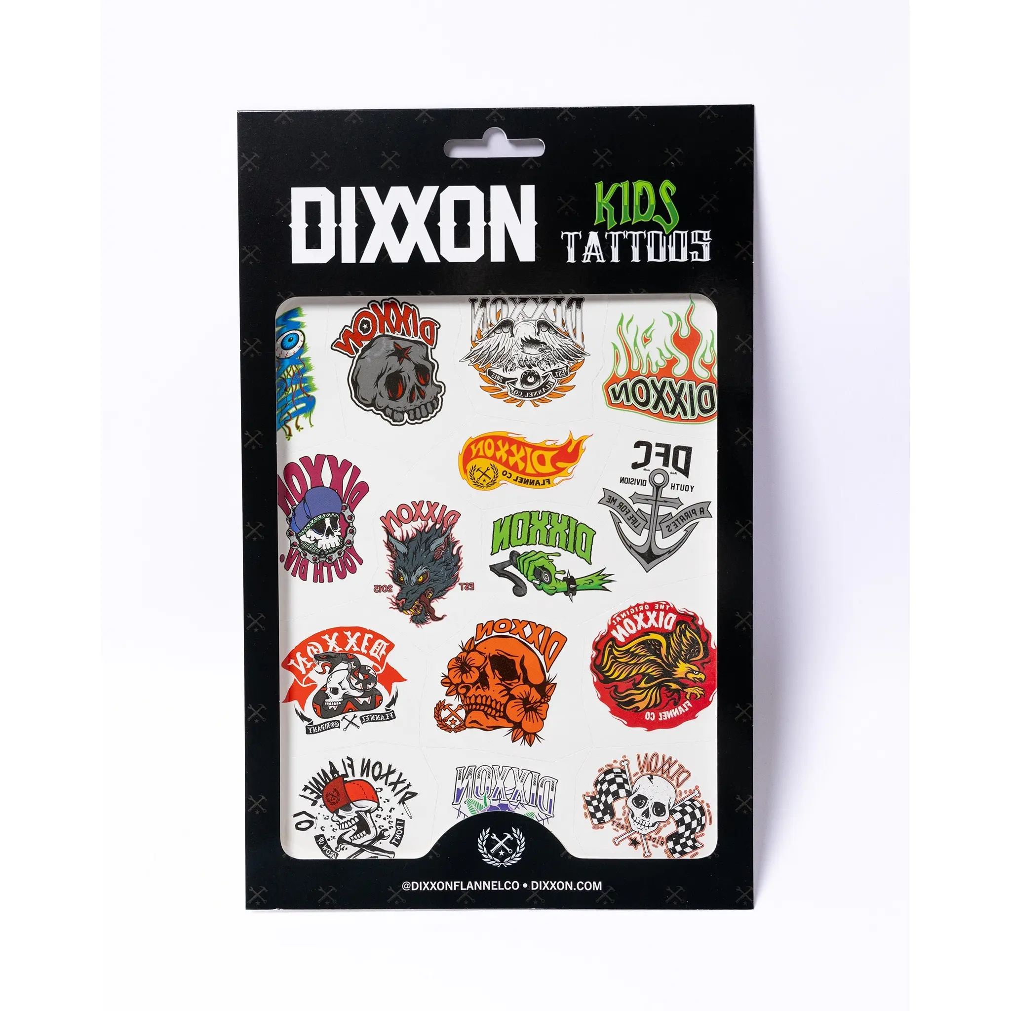 Temporary Dixxon Tattoo Sheet