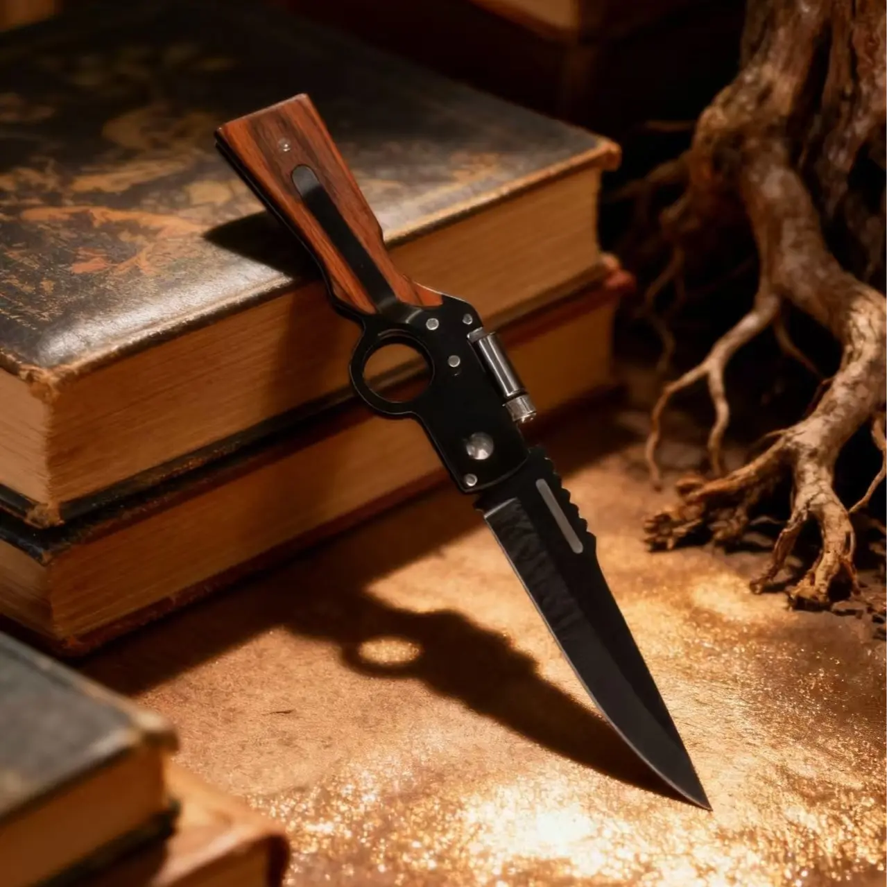Portable Folding Outdoor Knife with Pocket Clip, Safety Lock - Camping Essential Outdoor Gadget, Cool Gift for Guys for Boyfriends, Boy Gifts for Holiday Occasions, Gifts For Boyfriend