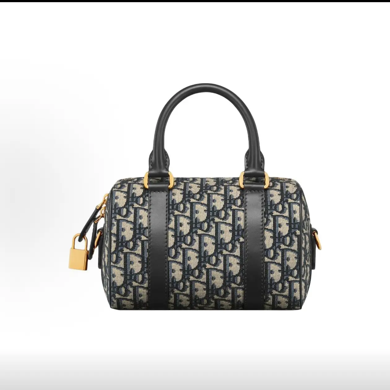 Pre-owned Dior Groove 20 Boston Bag in Cannage Quilted Leather
