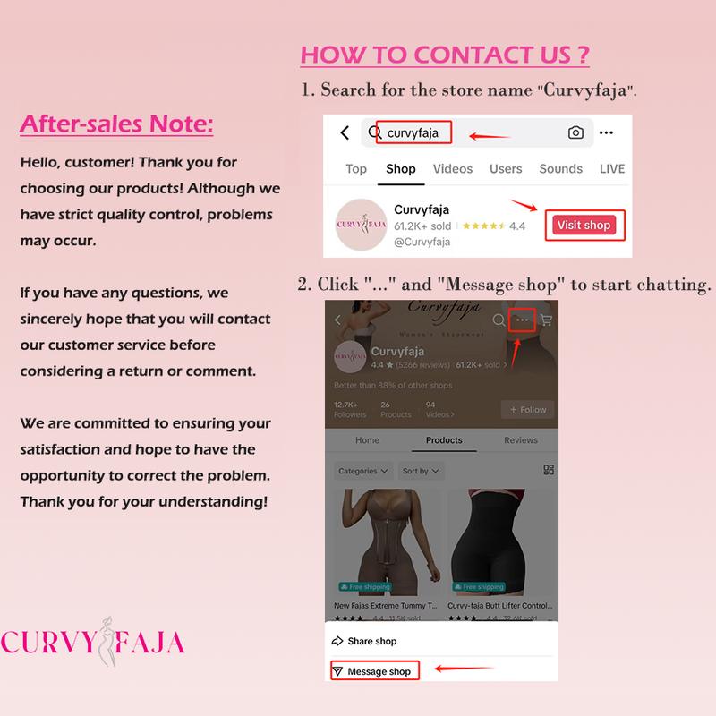 Curvy-faja Clearance sale:get two for the price of one, High Quality Fajas Tummy Control Butt Lifter