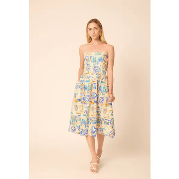 Gilner Farrar Luanna Dress in Seychelles