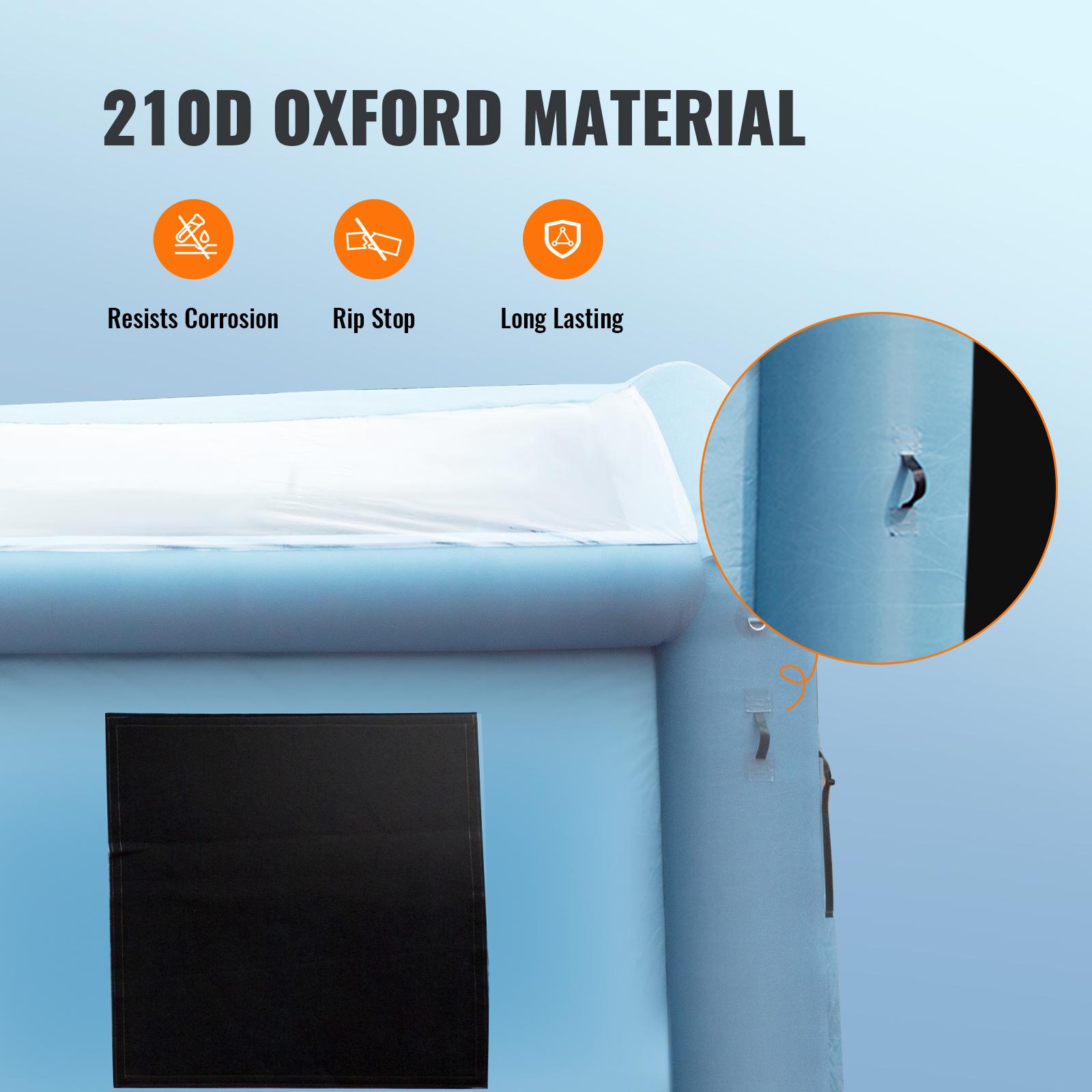 VEVOR Inflatable Paint Booth, TikTokShopBlackFriday, 20x10x8ft Inflatable Spray Booth, Car Paint Tent Air Filter System for Car Parking Tent Workstation Motorcycle Garage