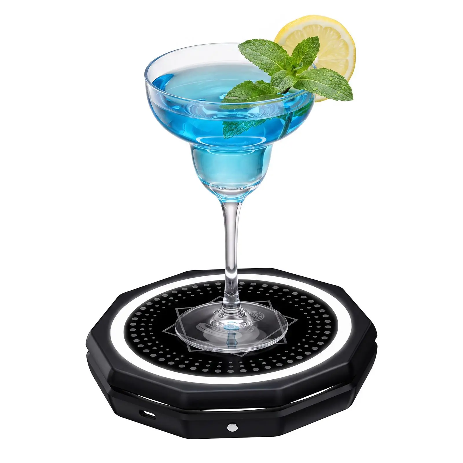 Barsys Smart Coaster 2.0 –Smart Cocktail Maker Portable Cocktail Maker & Drink Mixer, App Controlled Automatic Cocktail Mixing Machine with 1000+ Recipes for Cocktails & Mocktails Tableware