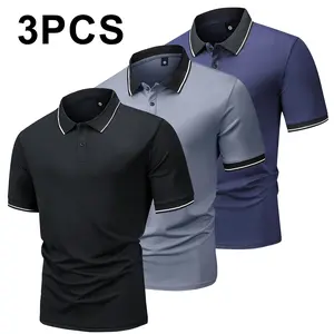 MagnaMan 3 Pack Men's Polo Shirts with Multipack Golf Shirt for Men Moisture Wicking Casual Athletic Work T-Shirts in Assorted Colors tiktokshopspringglowup,summervibes