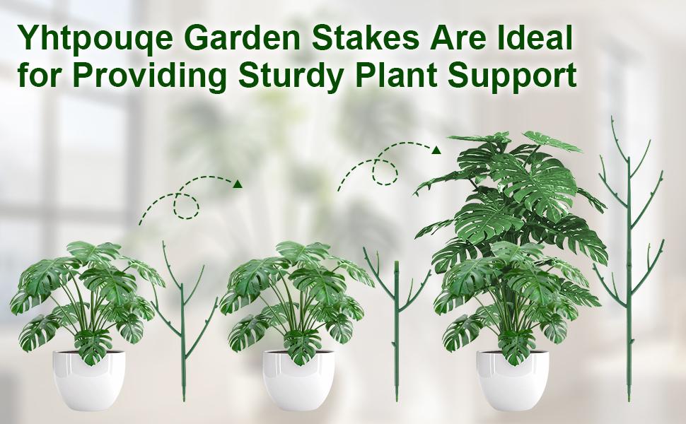 Stackable Monstera Plant Support: Garden Stakes for Climbing Plants Stem Support – Durable Plant Accessories for Indoor Outdoor Potted Plants, Pothos, Vine, Flower