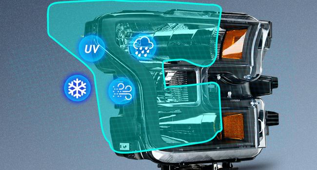 Nilight Headlight Assembly Compatible with 2015 2016 2017 Ford F-150 Headlamps Replacement Black Housing Amber Reflector Upgraded Clear Lens Driver and Passenger Side