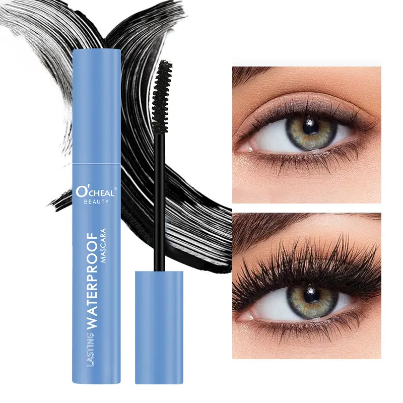 O'CHEAL Tubing Mascara Black, Go the Distance - Long-Lasting & Smudge-Proof Mascara with Biotin Supports Lash Repair & Growth - Lengthens & Strengthens Lashes - Vegan & Cruelty-Free (Mini, 4ml) Makeup Cosmetic mascara tubing mascara campingessentials camp