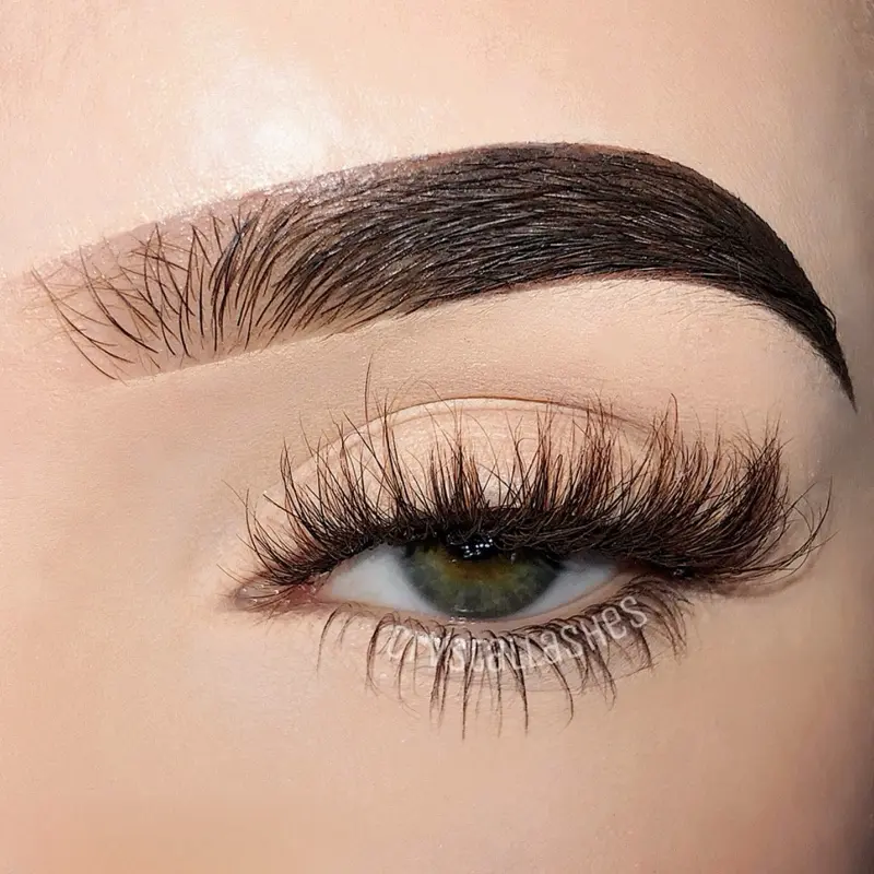 “Baecation” 15mm Brown Mink False Strip Eyelash for Natural Look Soft Mink Material Ideal for Everyday Wear
