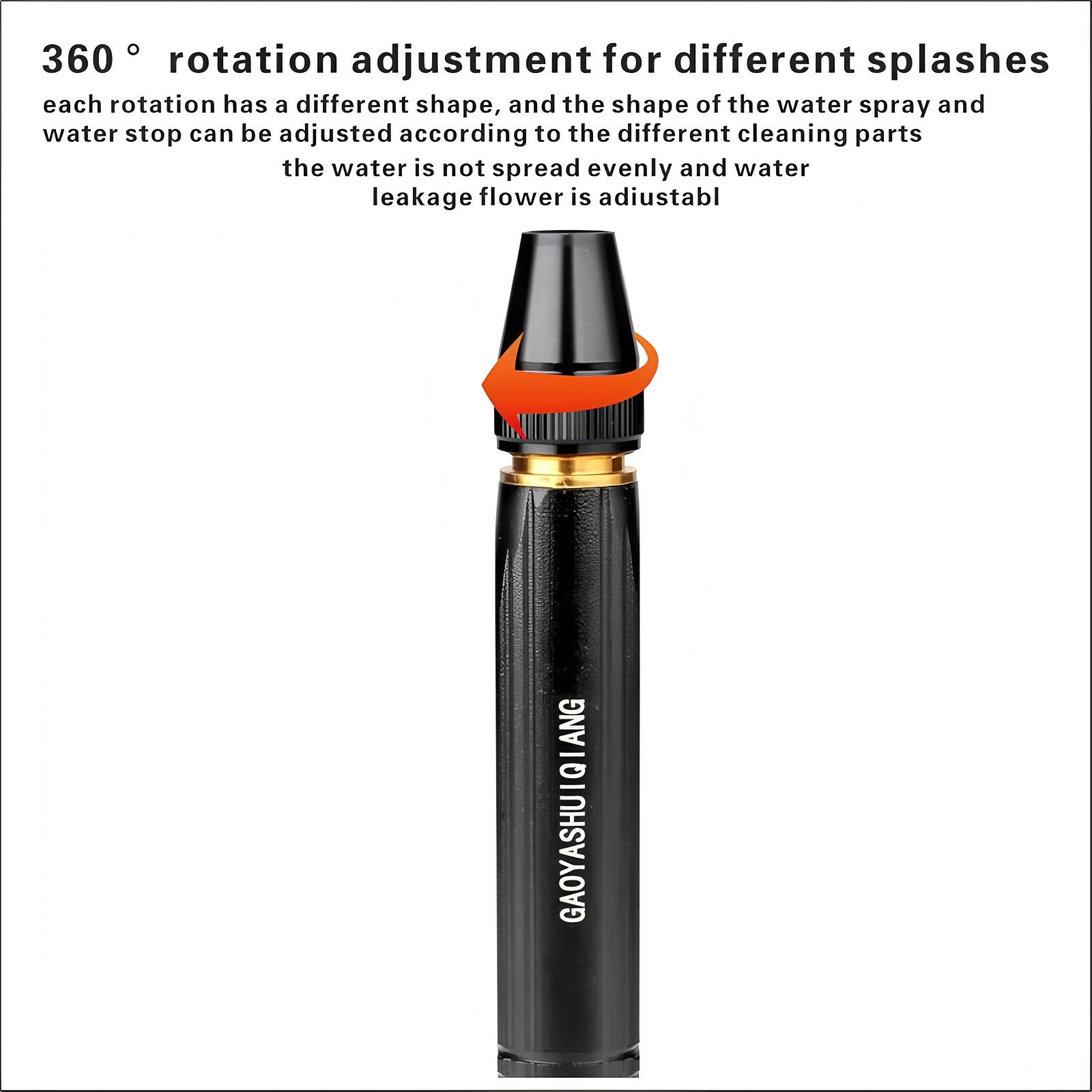 Metal Black King Kong High Pressure Water Gun Set with Power Washer Wand, 3 Nozzles, 10m Heavy Duty Anti-Leak Hose, Adjustable Spray Modes for Plant Watering, Car Washing, Auto Wash & Floor Rinsing (Blue) Car Wash Equipment Car Wash Accessory