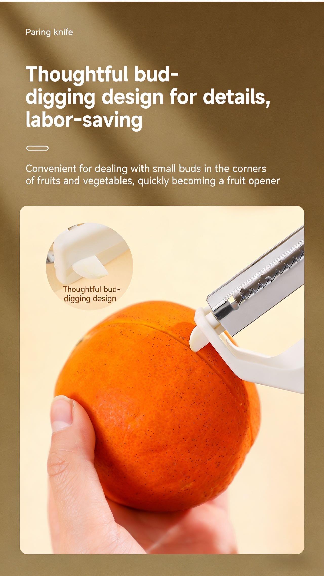 2 in 1 Vegetable Peeler, Multifunctional Peeler & Grater, Kitchen Fruit Peeling Shredding Tool