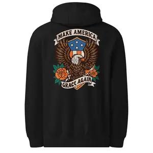 Make America Grace Again Unisex Premium Mid-weight Hoodie