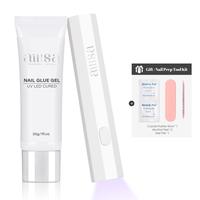 30g Nail Glue+White Handheld UV Lamp