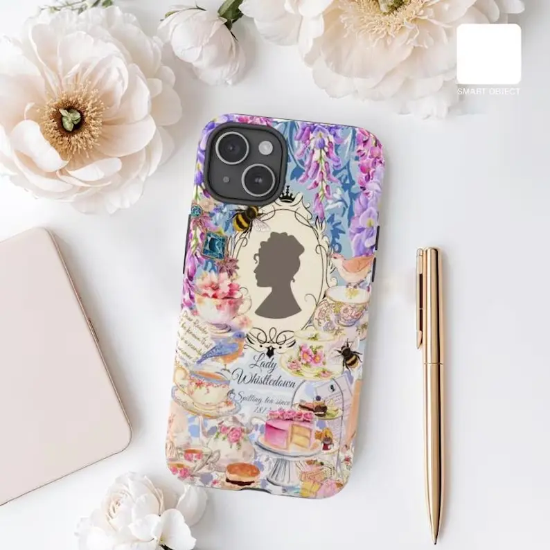 Bridgerton Phone Case, Lady Whistledown Collage, Regency Style - TikTok Shop