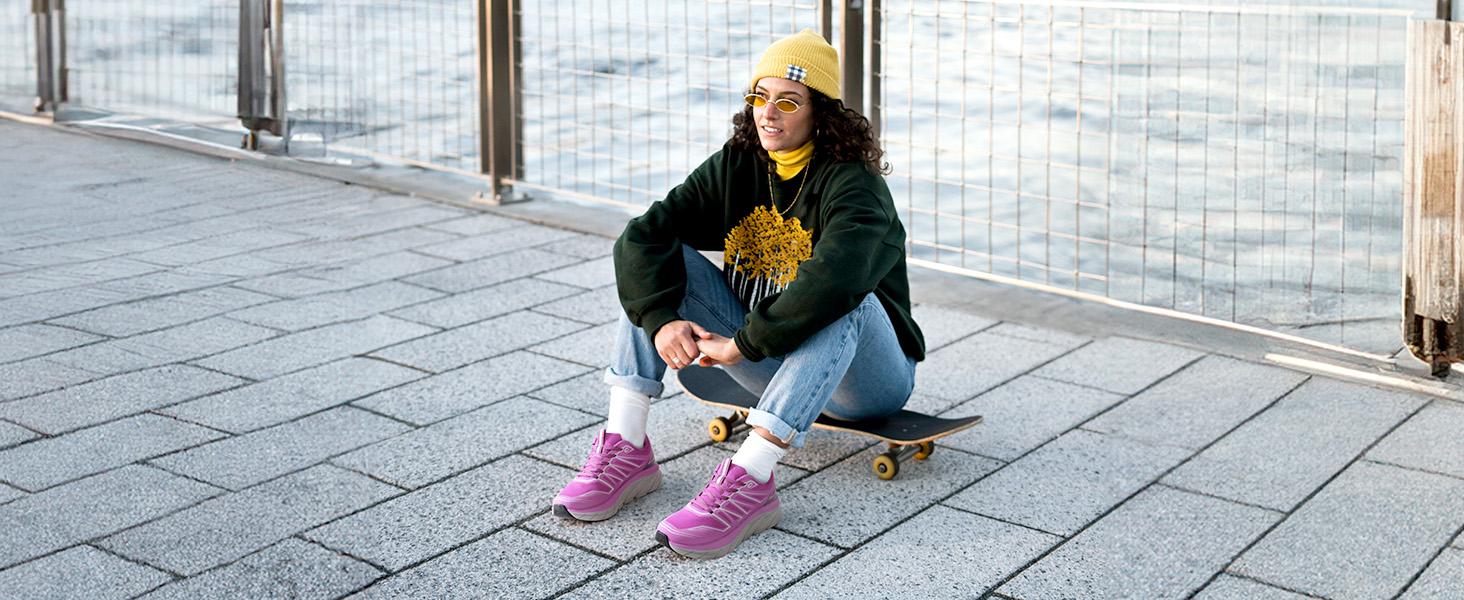 NORTIV 8 [ActiveSwift] Women's Walking Shoes Running Comfortable Tennis Breathable Non Slip Athletic Gym Workout Cross Training Sneakers Morning Jogging Reflection Padded Insole Commuting