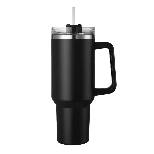 40 OZ BLACK TUMBLER