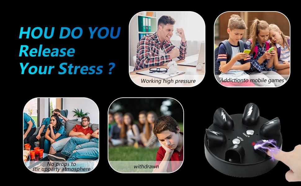 Round Electric Shock Lie Detector Game | Truth or Dare for 2-6 Players | Fun Shocking Party Game for Friends, Family & Adults | Interactive Group Challenge, Test Reactions with Shocking Surprises Round Electric Shock Lie Detector Game | Truth or Dare for 2-6 Players | Fun Shocking Party Game for Friends, Family & Adults | Interactive Group Challenge, Test Reactions with Shocking Surprises