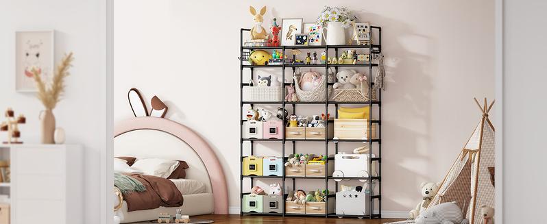 DENKEE 10 Tier Shoe Rack Organizer Large Tall Shoe Rack Shelf Holds 55-65 Pairs Shoes and Boots