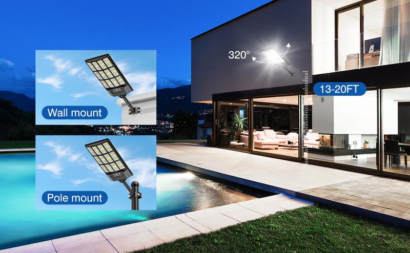 4Pack/2Pack Solar Street Lights Outdoor Waterproof 48000LM 320°Wide Angle Flood Light LED Solar Parking Light with Motion Sensor and Remote Control for Outdoor Streets Courtyards Parking Garages 4Pack/2Pack Solar Street Lights Outdoor Waterproof 48000LM 320°Wide Angle Flood Light LED Solar Parking Light with Motion Sensor and Remote Control for Outdoor Streets Courtyards Parking Garages