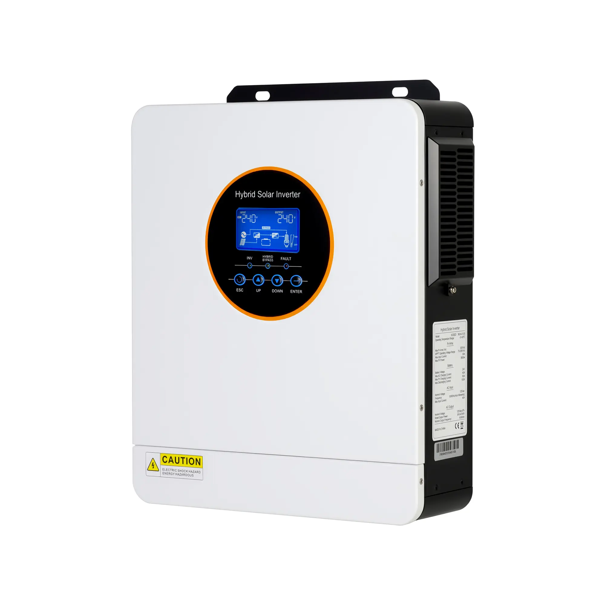 3000W 24V Solar Hybrid Inverter 110/120VAC Off Grid Pure Sine Wave ...