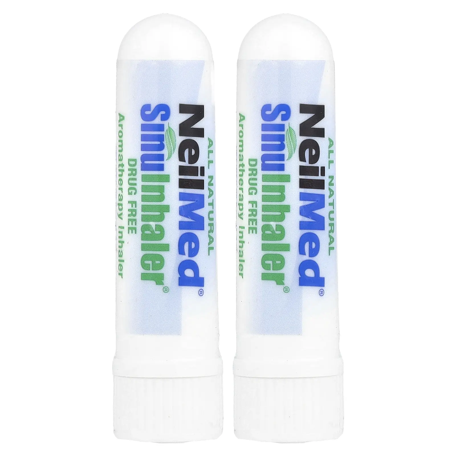 NeilMed SinuInhaler®, Aromatherapy Inhaler, 2 Inhalers, 0.1 fl oz (2.6 g) | HSA/FSA Eligible
