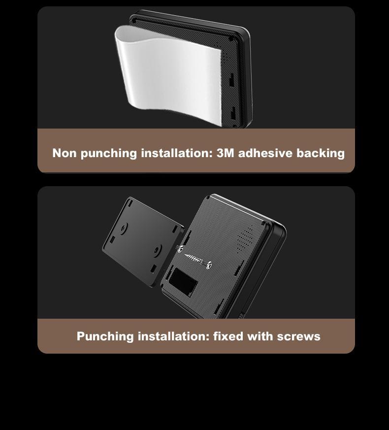 X6 Wireless Doorbell Camera，No WiFi Video Doorbell with Screen , No App, No Monthly Fees,Two-Way Talk, Night Vision，Voice Changing,Rechargeable Smart Visual Doorbell, , Safety Intercom for Privacy, Alarm, Sensor,waterproof,Security Camera Safety Phone