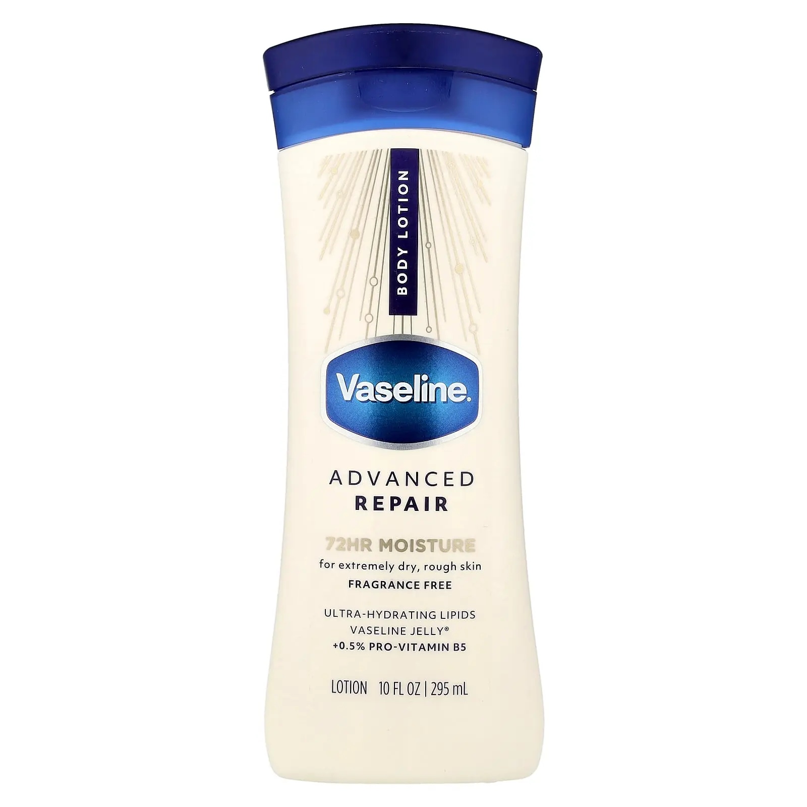 Vaseline Advanced Repair Body Lotion, Fragrance Free, 10 fl oz (295 ml)