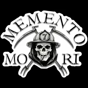 Firefighter Memento Mori Includes two 2.5" Stickers
