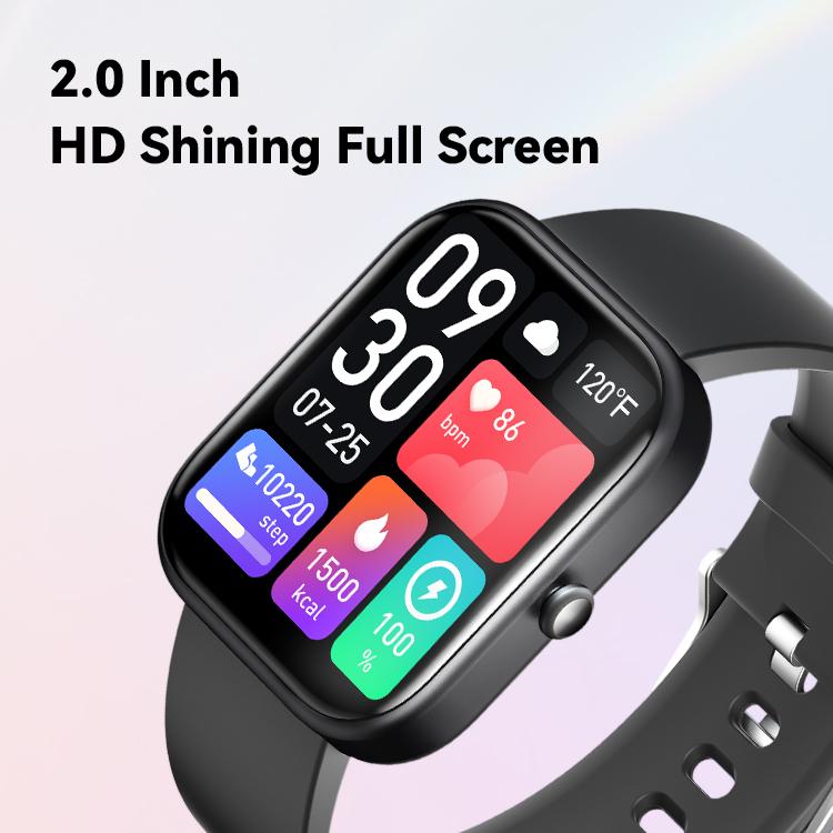 GTS7 Smart Watch for Android and iOS, 2" HD Touch Screen, Waterproof IP67, Heart Rate, Fitness Tracker, Health Monitoring