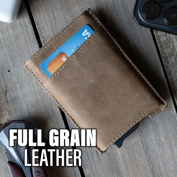 Automatic Pop-Up Wallet for Men - Leather Wallet for Men high quality wallet men portable wallet Men's Minimalist Money Compact