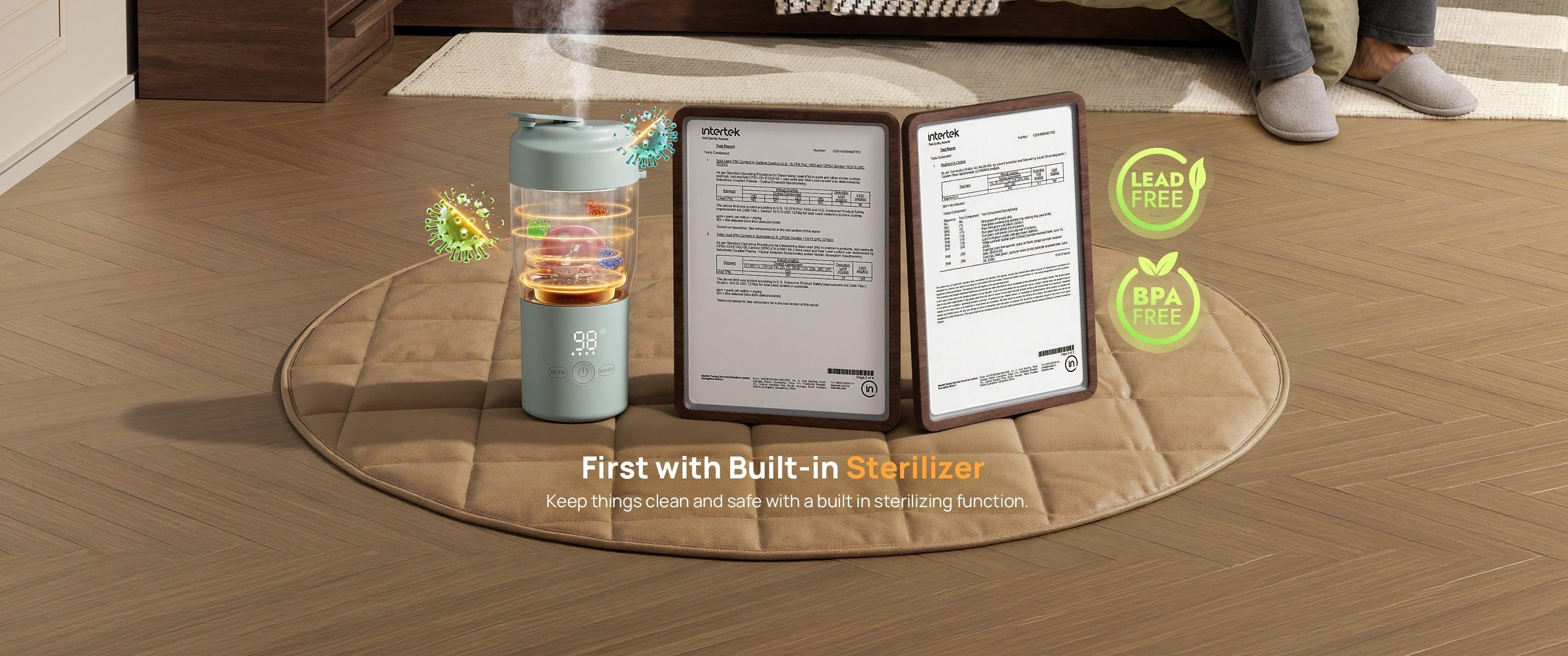 Papablic NutriWarm™ Portable Baby Bottle Warmer - Wide Mouth Compatible, Compact Design, Sterile Mode #tiktokshopbacktoschool