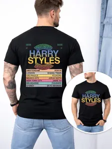 Harry Styles Together Tour 2026 T-Shirt Wembley Stadium Concert Tee Harry Styles Concert T-Shirt Harry Styles Front & Back Print Unisex Top