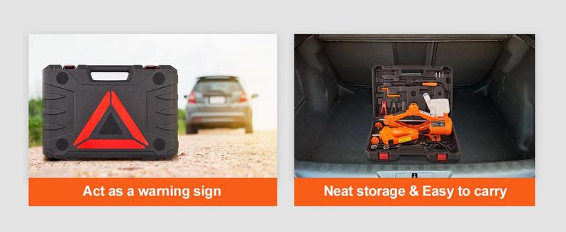 VEVOR Electric Scissor Jack, 3 Tons /6600 lbs Car Jack with Electric Impact Wrench, 12V Car Jack with Double Saddles with Remote Control, Portable Car Jack Lifting for Sedan, SUV, Truck Tire Change