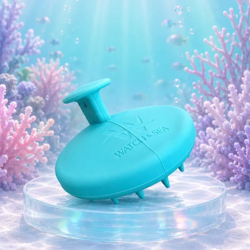 SeaScrub Scalp Scrub Massager Shower Brush Body Scrubber