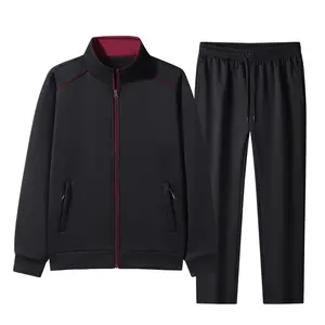 Men’s Zippered Casual Set for Spring and Autumn