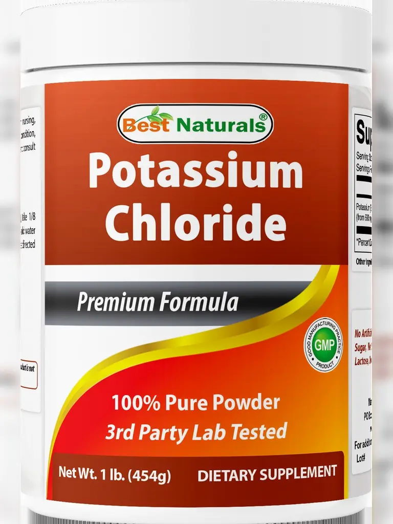 Best Naturals Potassium Chloride Pure Powder 1 Pound