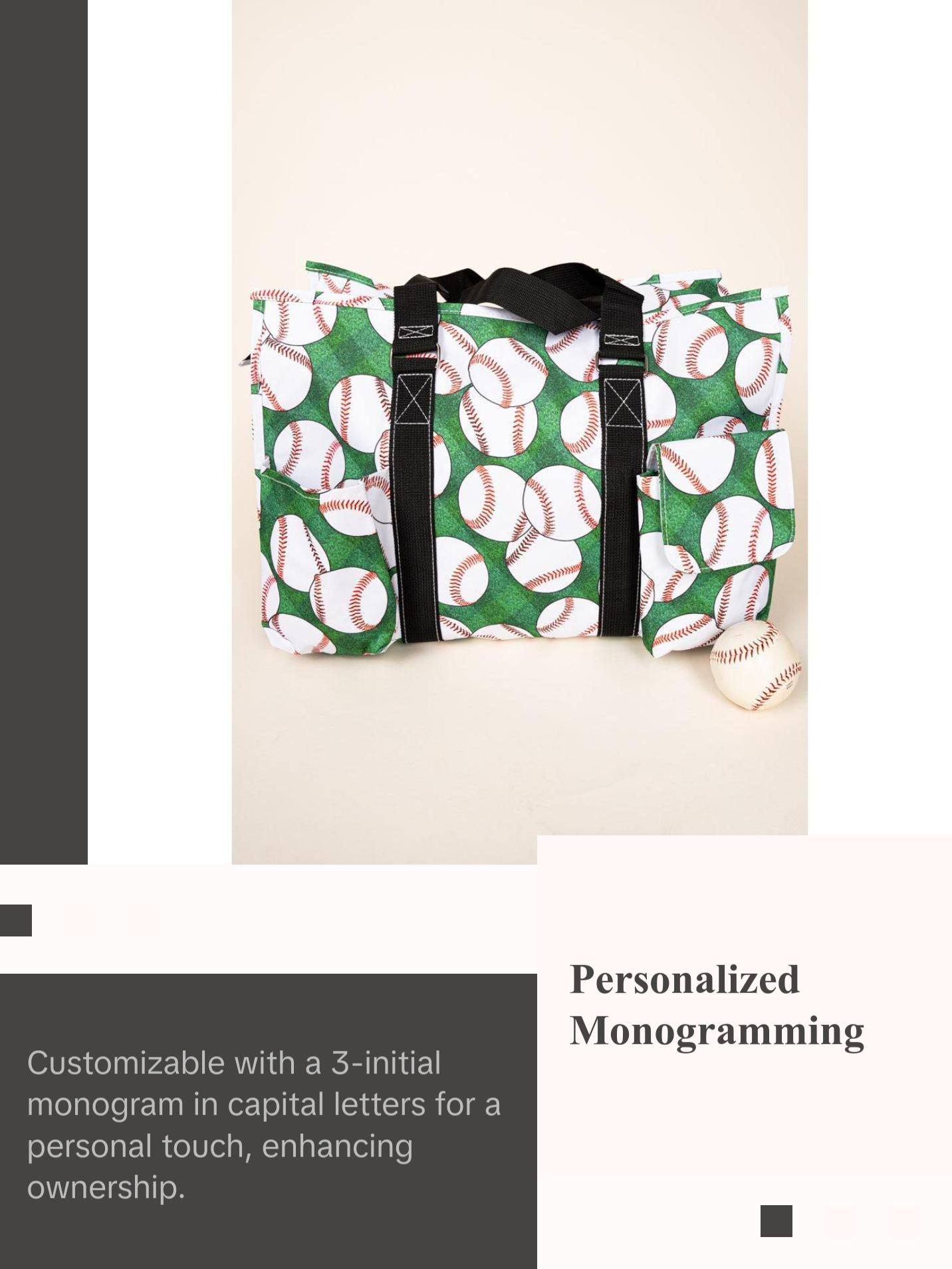 Bases Loaded Large Organizer Tote