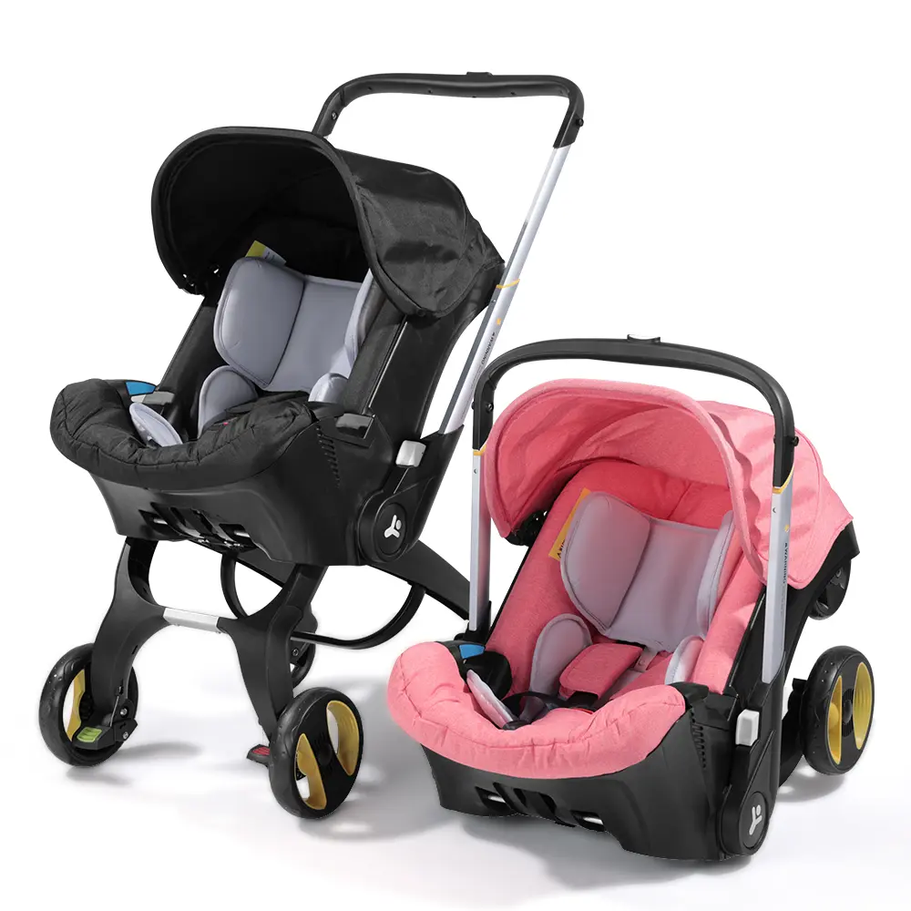 All-in-1 Convertible High-View Stroller, Latch Base-Free Baby Carriage with Reversible Seat, Lightweight Foldable Infant Traveling Stroller for Babies, Mother's Day Gift, Lightweight Stroller sohochic