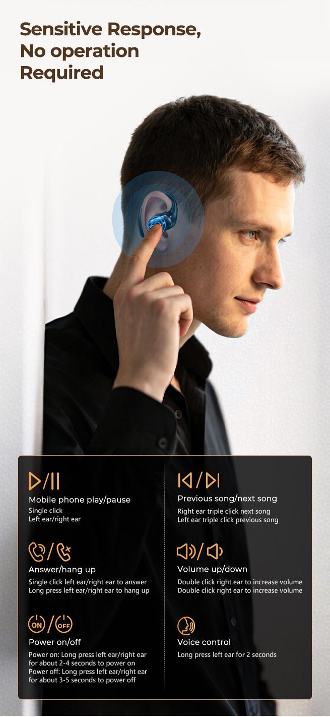 ERAZER XP18 Powerbank Earbuds,Can Charge Phones,Wireless Bluetooth Headphones, Bluetooth 6.0, OWS Earphones , Sports Headphones, High Sound Quality Headphone, Daily Waterproof Wear Comfortable for Daily Calls Compatible with Android/IOS ERAZER XP18 Powerbank Earbuds,Can Charge Phones,Wireless Bluetooth Headphones, Bluetooth 6.0, OWS Earphones , Sports Headphones, High Sound Quality Headphone, Daily Waterproof Wear Comfortable for Daily Calls Compatible with Android/IOS