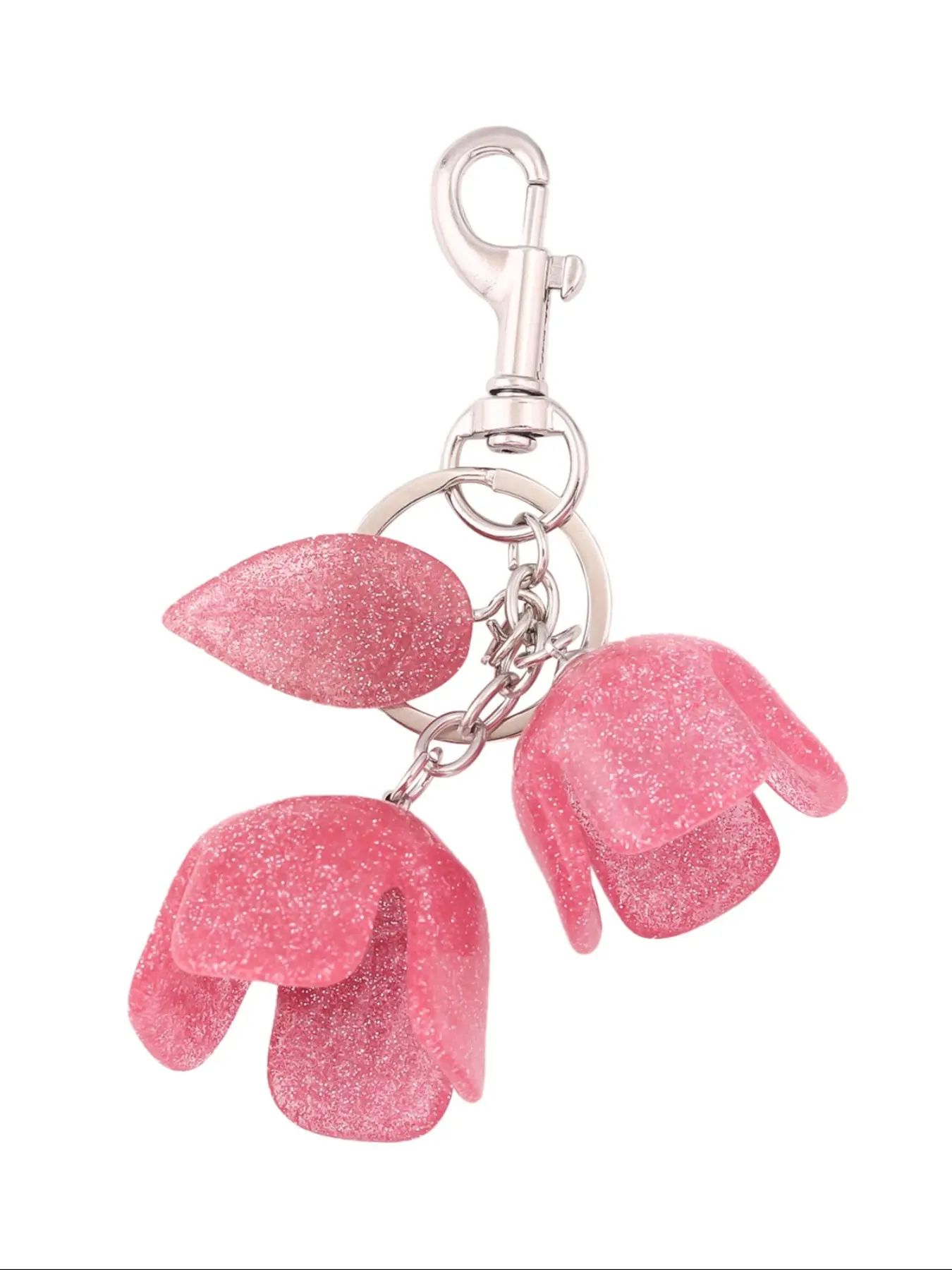 Resin Rose Keychain, Elegant Floral Design, Durable Resin Material, Perfect Gift for Women, Fashionable Accessory for Everyday Use